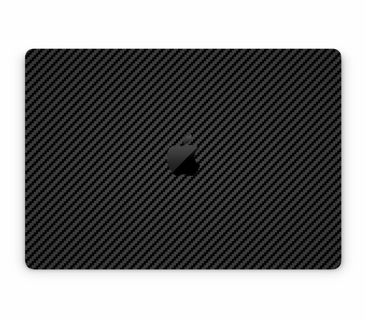 MacBook Pro 16" (2024, M4) skin, Code: Carbon, top skin with logo cutout