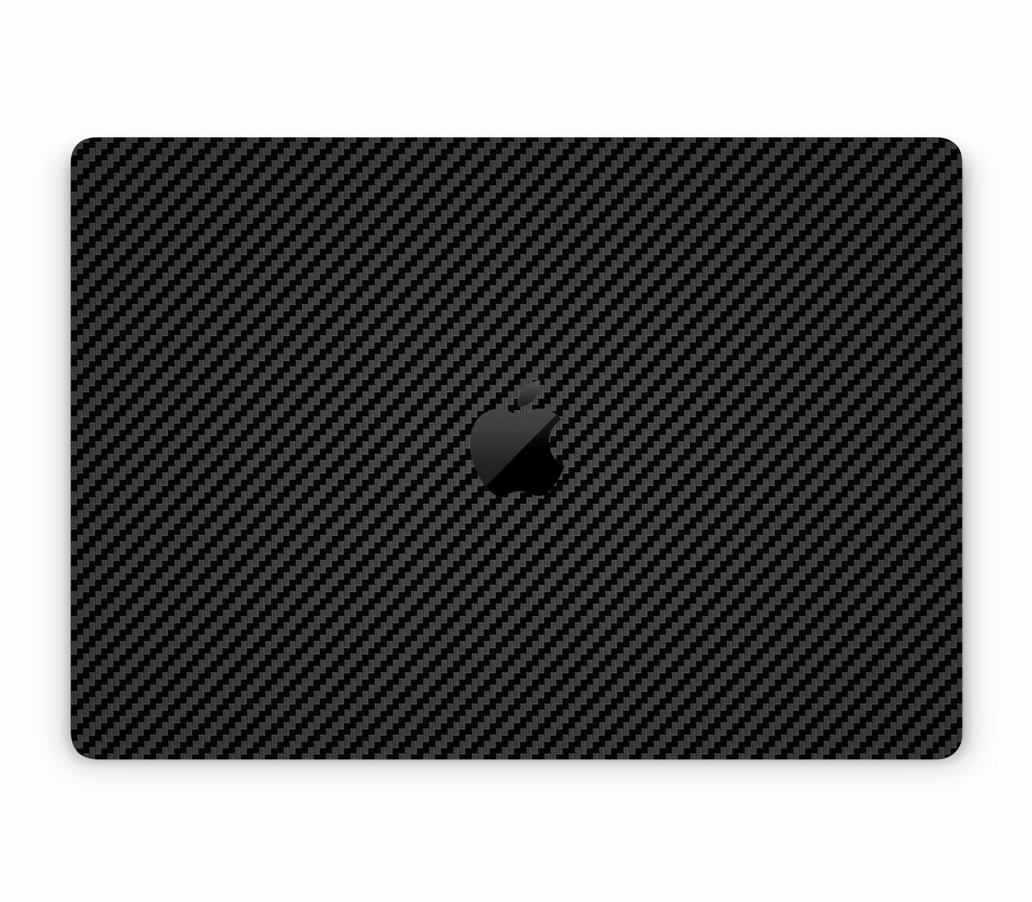 MacBook Pro 16" (2024, M4) skin, Code: Carbon, top skin with logo cutout