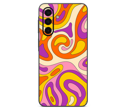 Galaxy A17 skin, Psycho Vortex, back skin