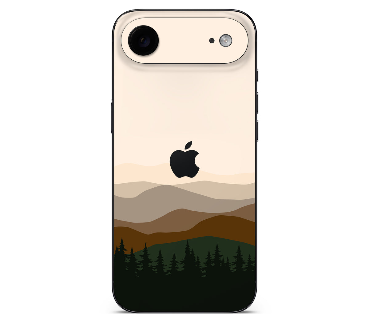 iPhone Air skin, Sierra Dusk, back skin with logo cutout