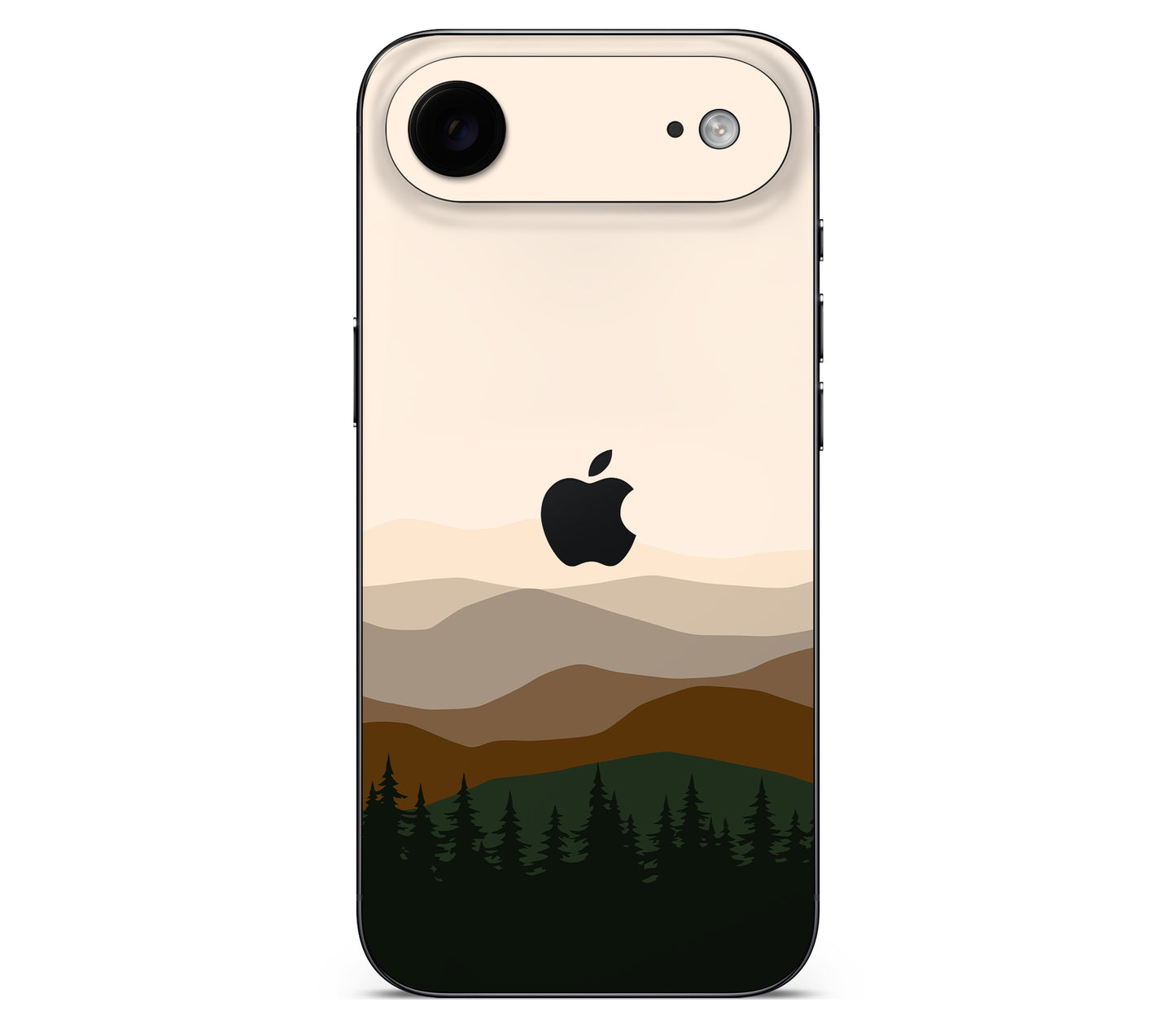 iPhone Air skin, Sierra Dusk, back skin with logo cutout