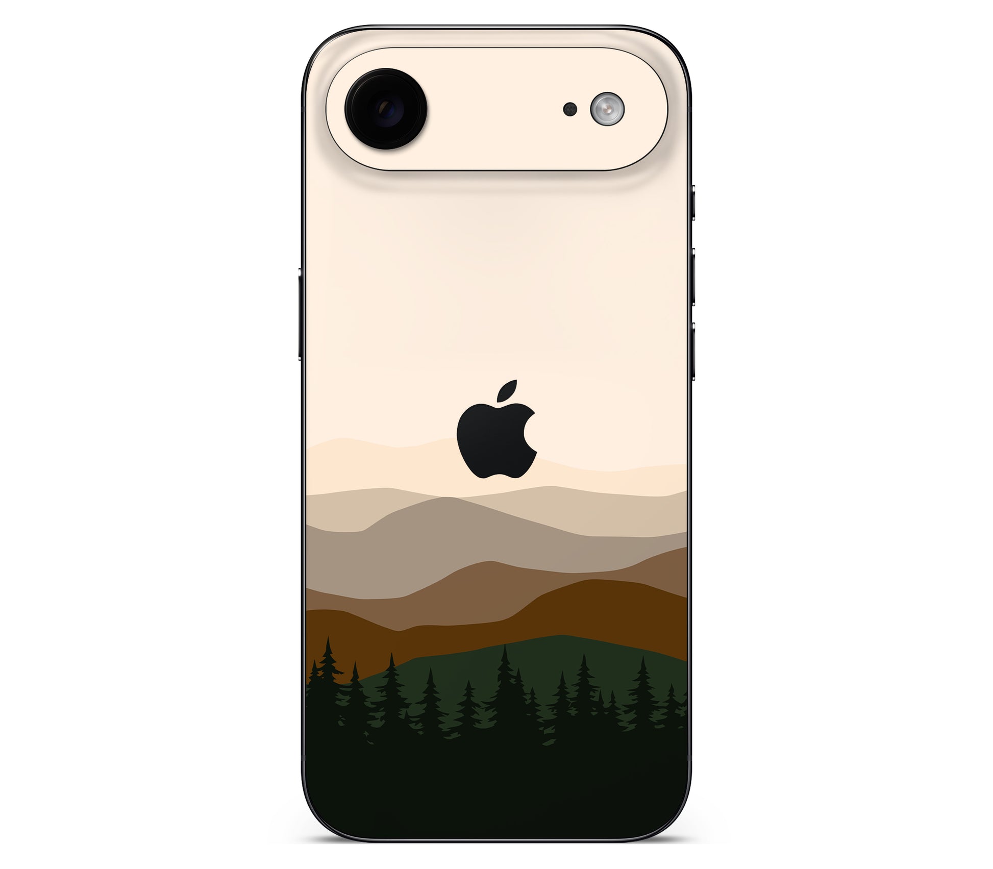 iPhone Air skin, Sierra Dusk, back skin with logo cutout