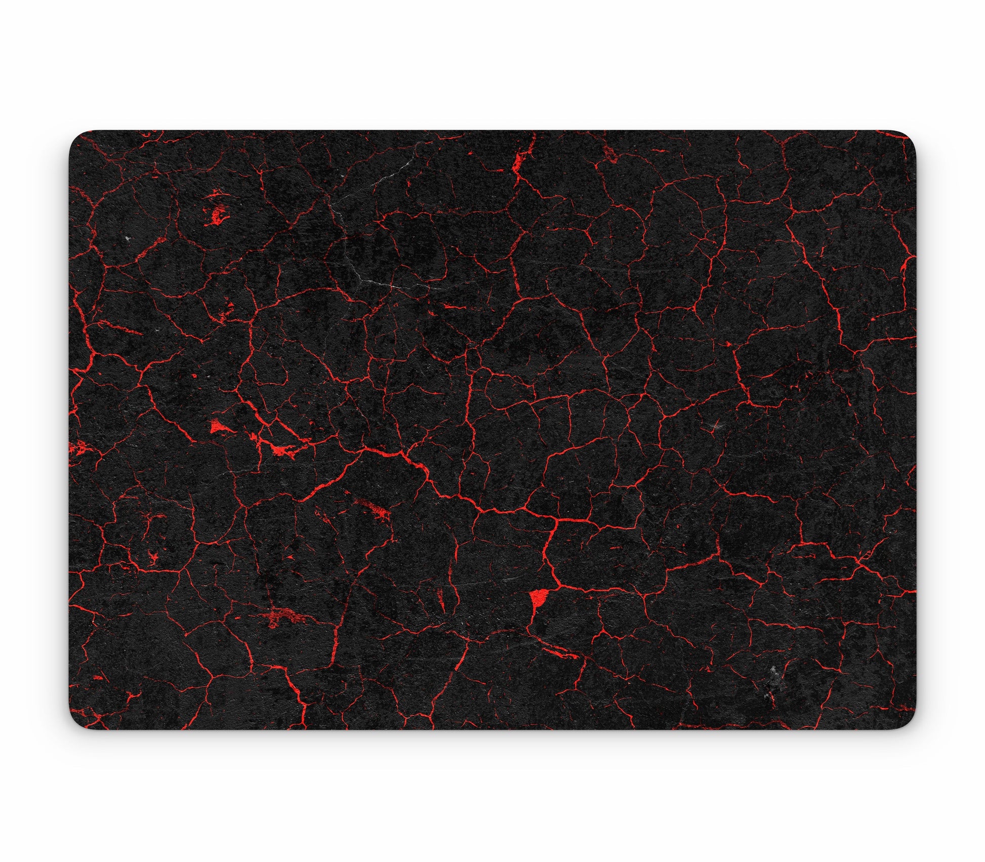 MacBook Air 13" (2025, M4) skin, Hellcrack, top skin without logo cutout