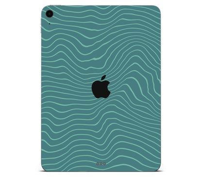 iPad Air 4 skin, Tide, back skin with logo cutout