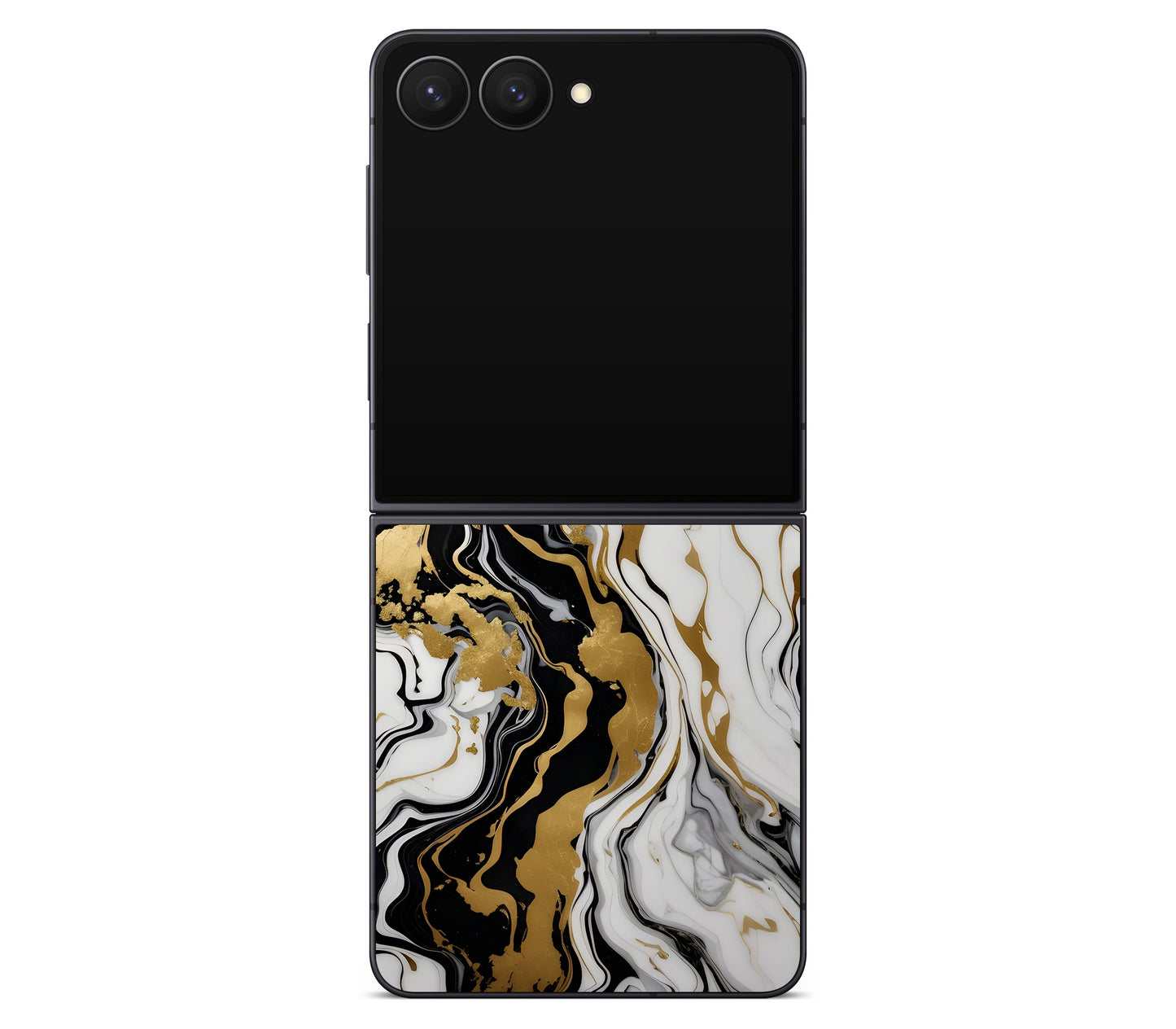 Galaxy Z Flip 8 skin, Gold Flare, back skin