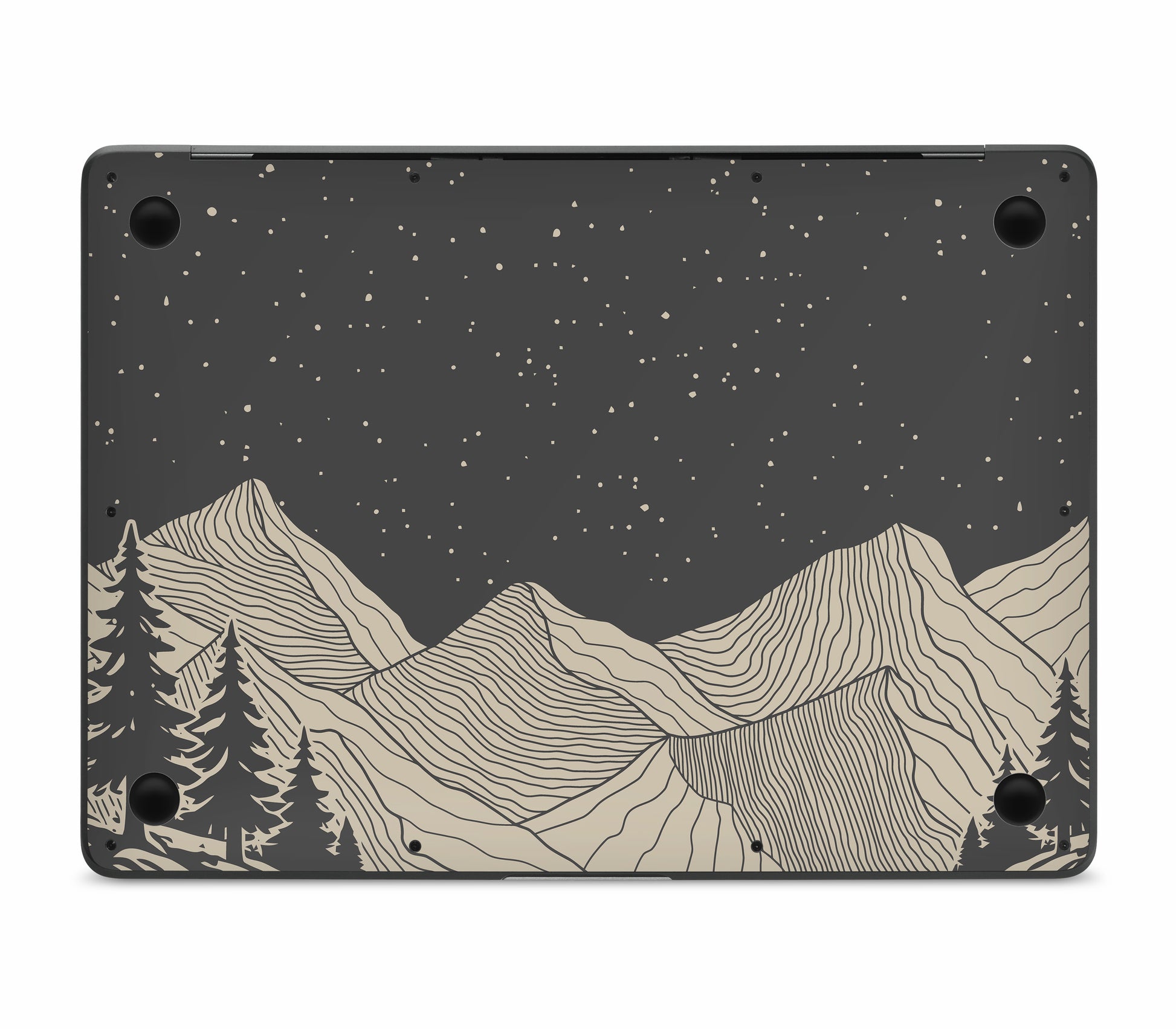 MacBook Air 13" (2012 - 2017) skin, Nightline, bottom skin