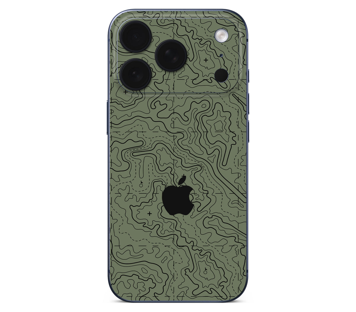 iPhone 18 Pro skin, Lockdown (Deathline), back skin with logo cutout