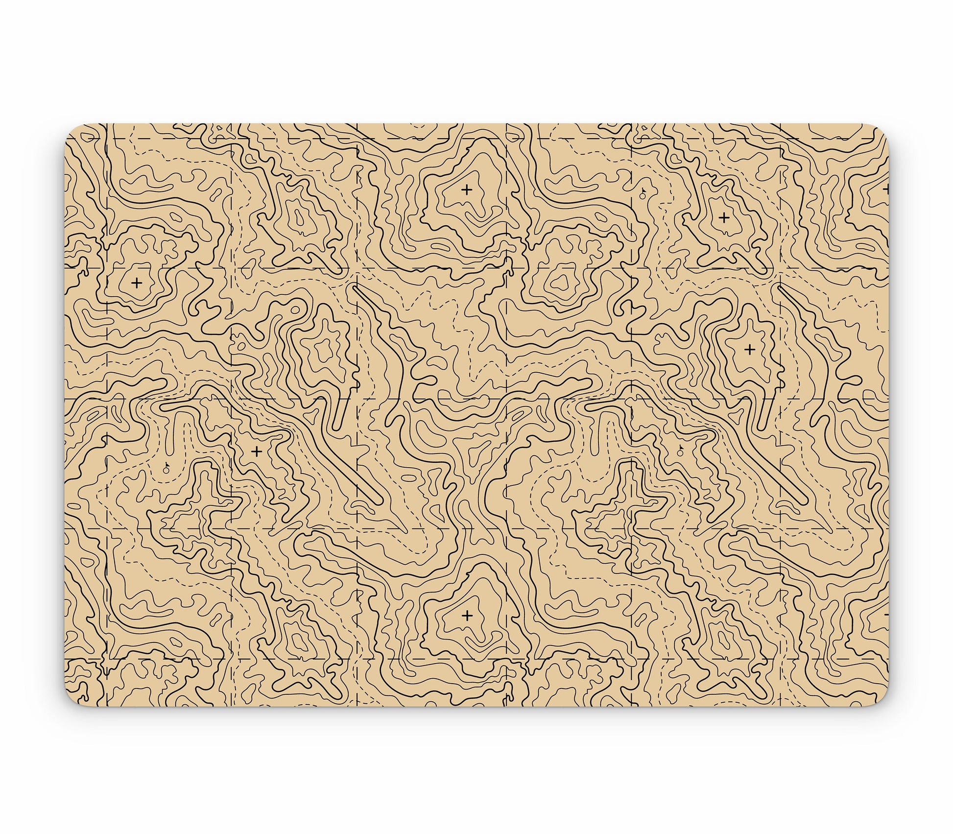 MacBook Air 13" (2025, M4) skin, Lockdown (Sandline), top skin without logo cutout