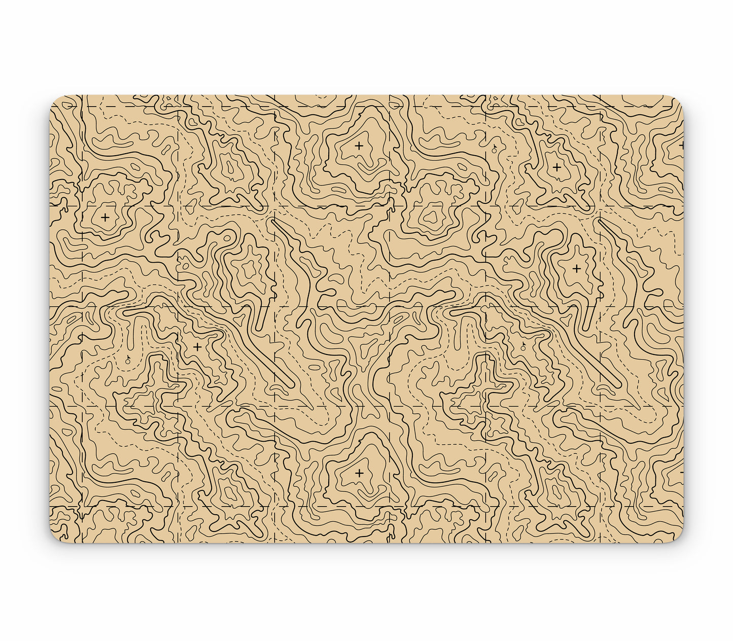 Macbook Air 13" (2020, M1)  skin, Lockdown (Sandline), top skin without logo cutout