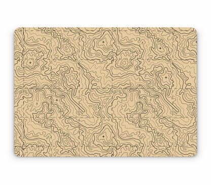MacBook Air 13" (2025, M4) skin, Lockdown (Sandline), top skin without logo cutout