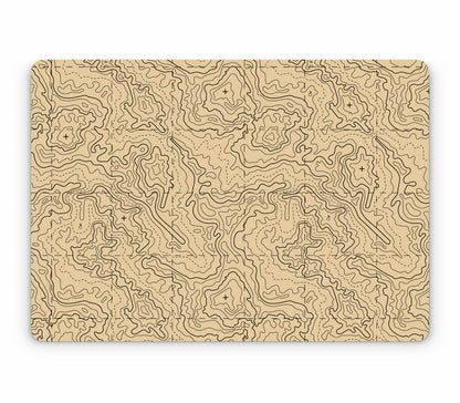 MacBook Air 13" (2022, M2) skin, Lockdown (Sandline), top skin without logo cutout