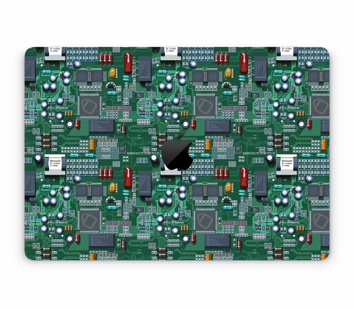MacBook Air 15" (2025, M4) skin, Terminal, top skin with logo cutout