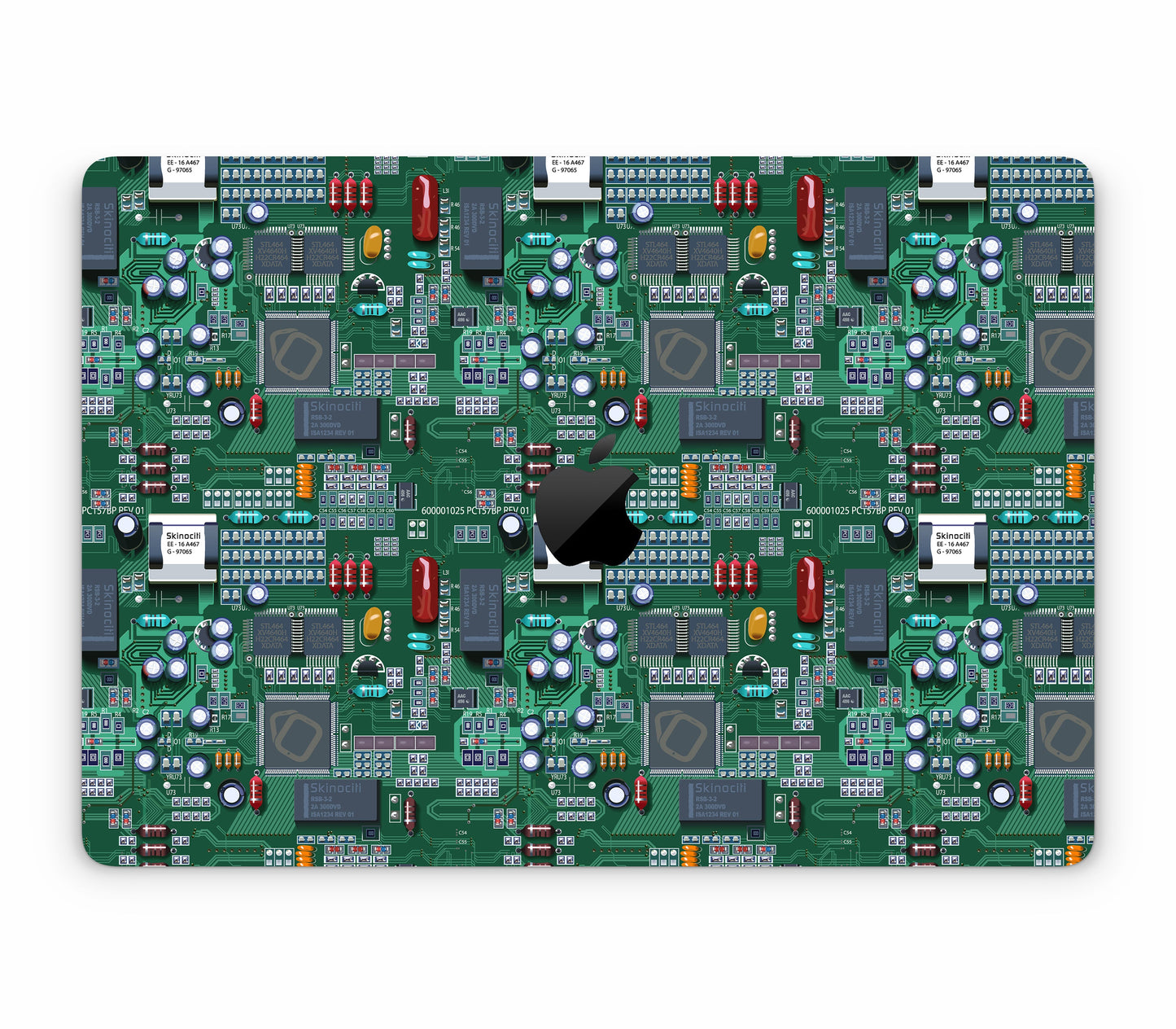 MacBook Air 15" (2025, M4) skin, Terminal, top skin with logo cutout