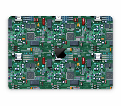 MacBook Air 15" (2025, M4) skin, Terminal, top skin with logo cutout