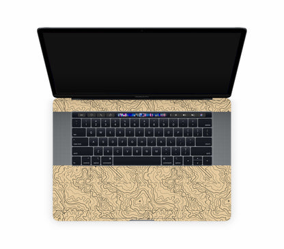 MacBook Pro 15" (2019, Touch Bar) skin, Lockdown (Sandline), inside skin
