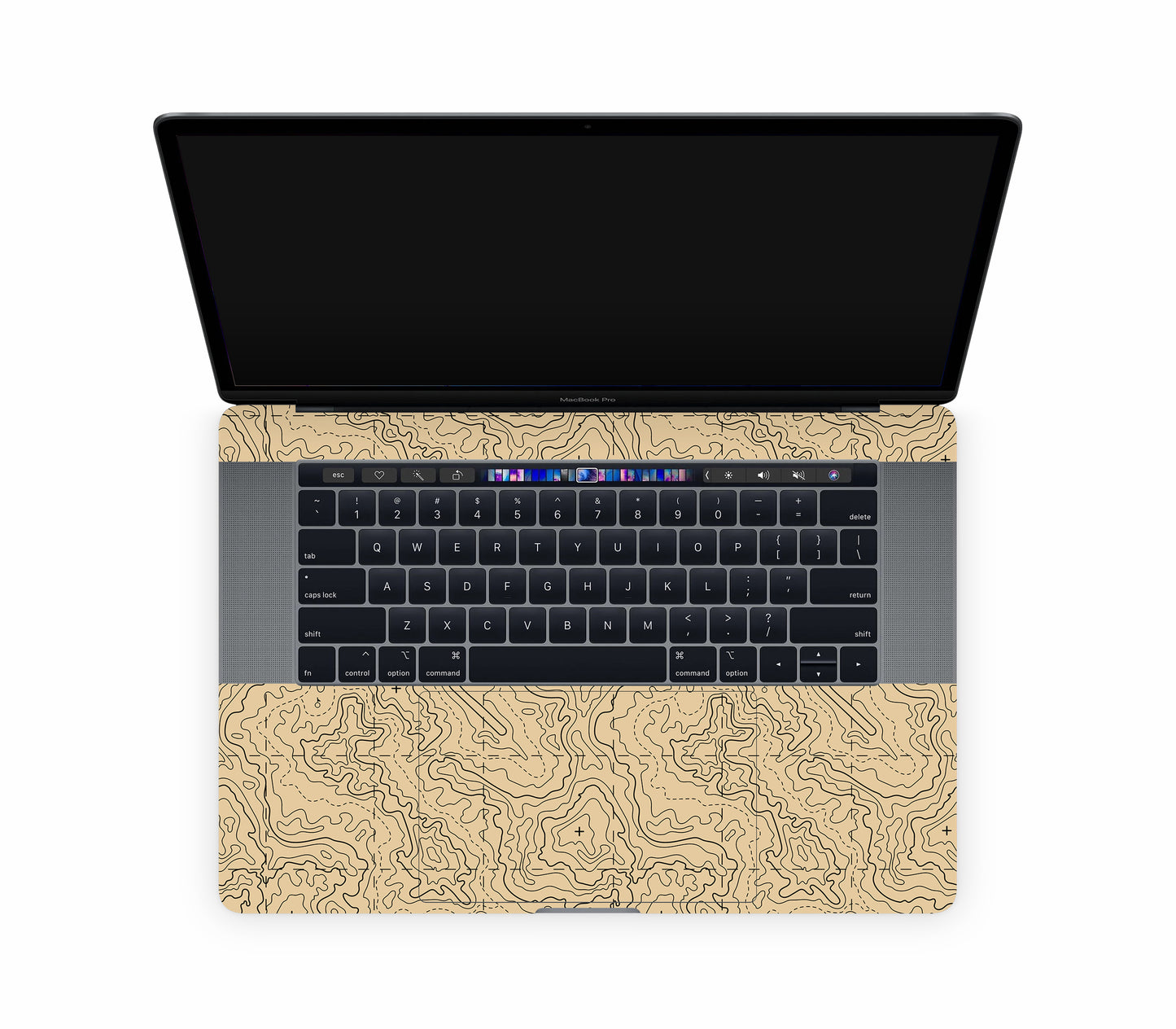 MacBook Pro 15" (2017, Touch Bar) skin, Lockdown (Sandline), inside skin