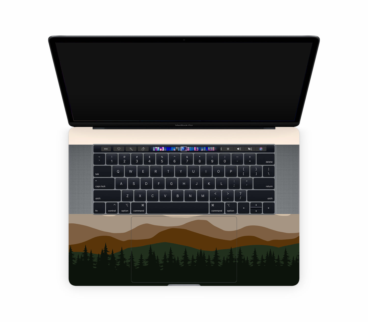 MacBook Pro 15" (2019, Touch Bar) skin, Sierra Dusk, inside skin
