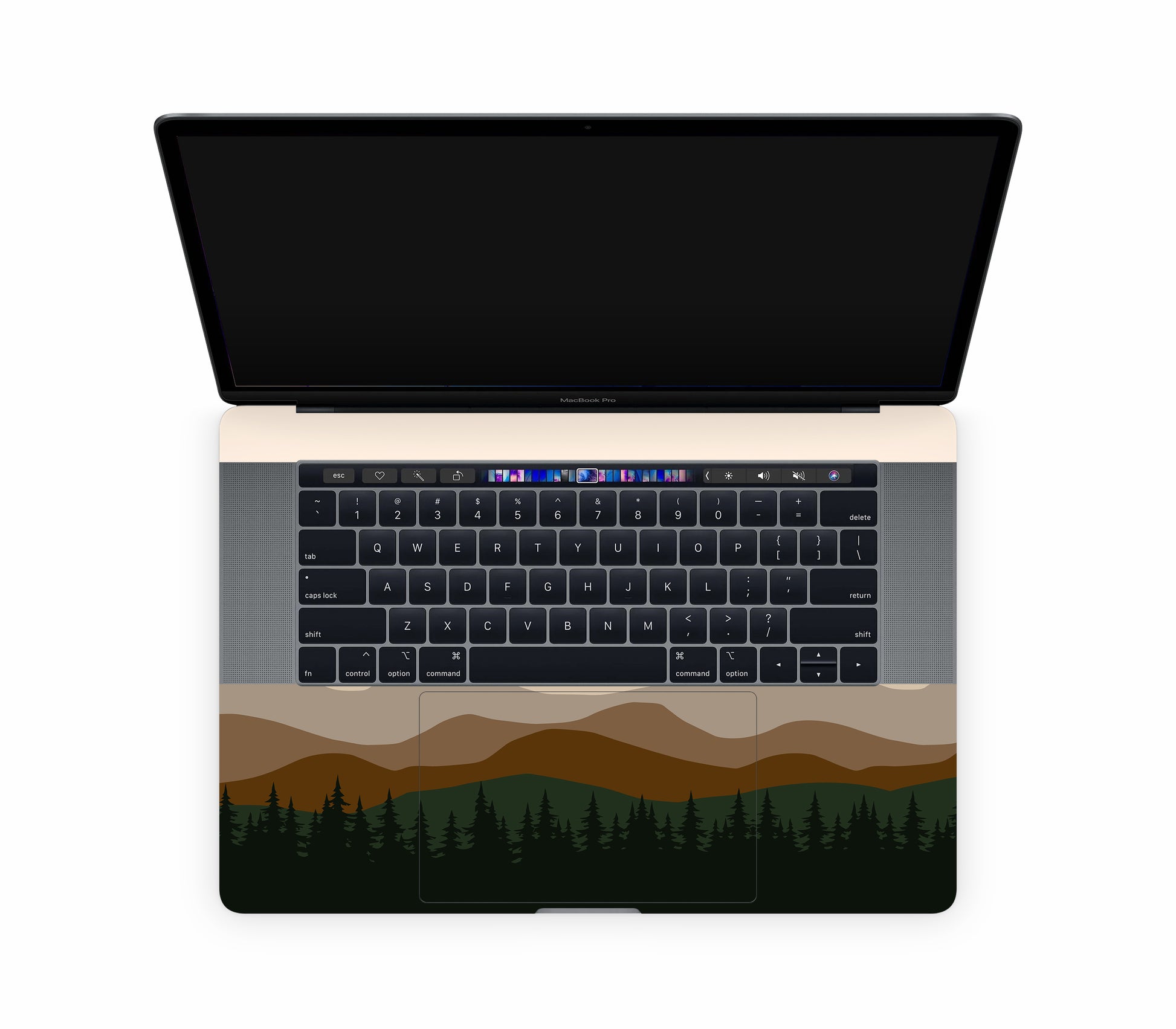 MacBook Pro 15" (2016, Touch Bar) skin, Sierra Dusk, inside skin