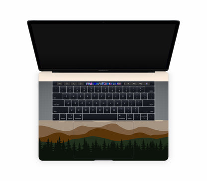 MacBook Pro 15" (2016, Touch Bar) skin, Sierra Dusk, inside skin
