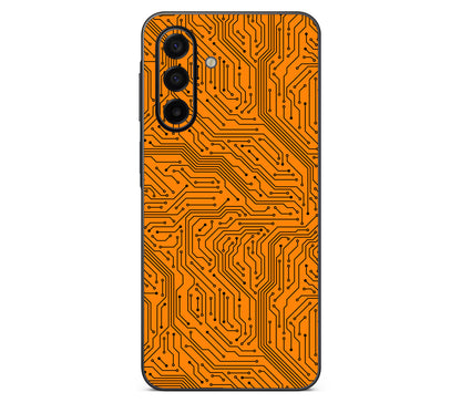 Galaxy A17 skin, Pulse Grid, full wrap skin