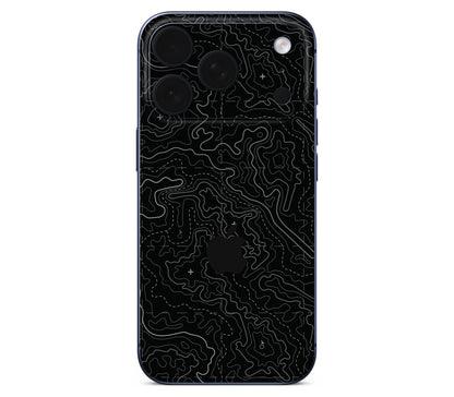 iPhone 18 Pro Max skin, Lockdown (Blackout), back skin with logo cutout