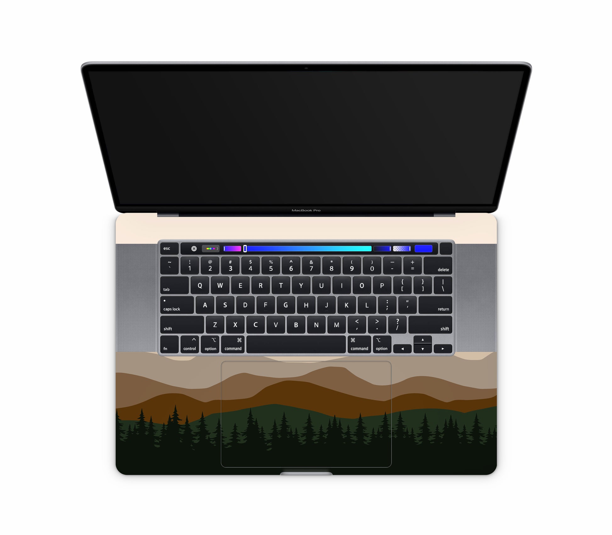 MacBook Pro 16" (2020, Touch Bar) skin, Sierra Dusk, inside skin