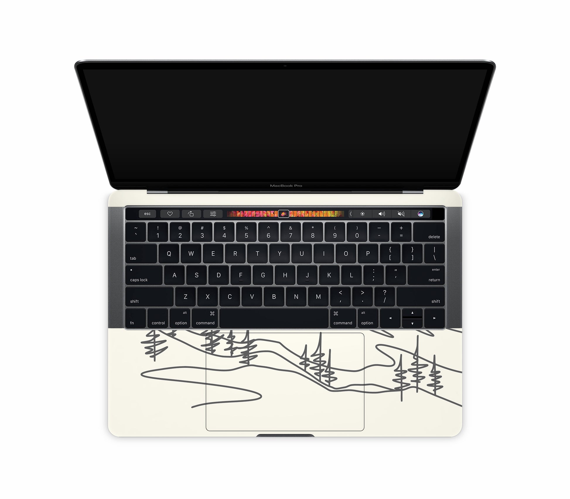 MacBook Pro 13" (2018 - 2019, Touch Bar) skin, Offline, inside skin