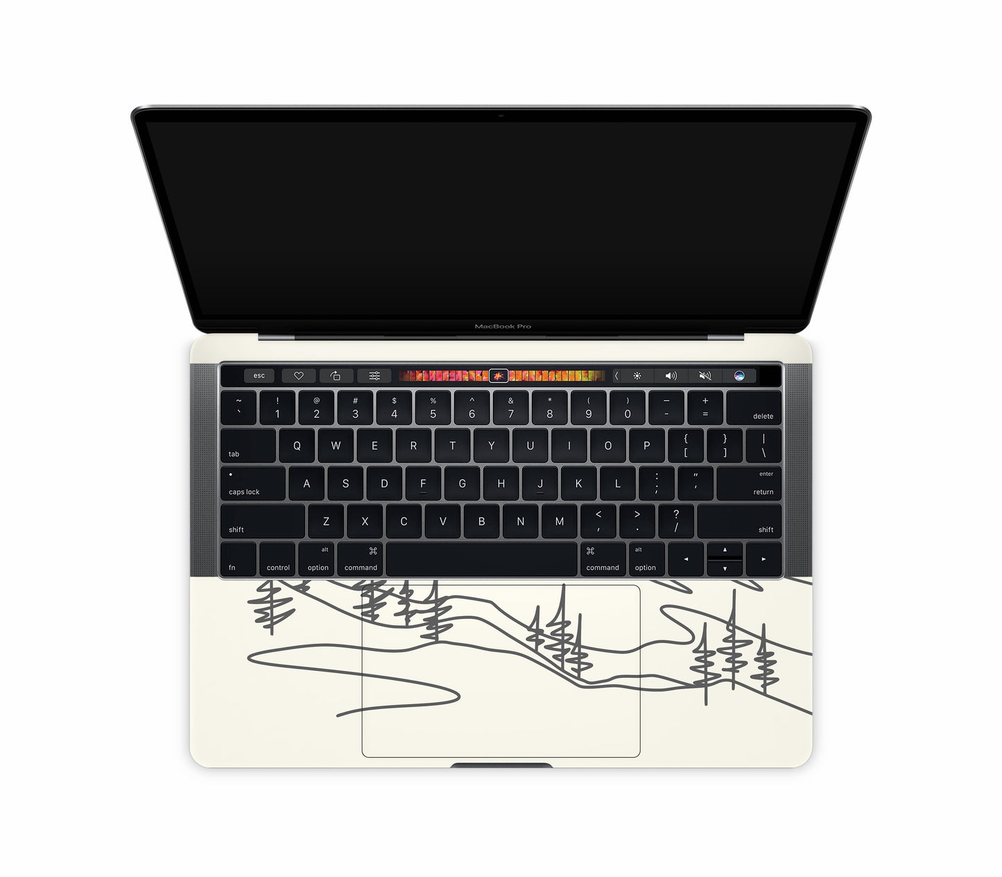 MacBook Pro 13" (2016 - 2017, Touch Bar) skin, Offline, inside skin