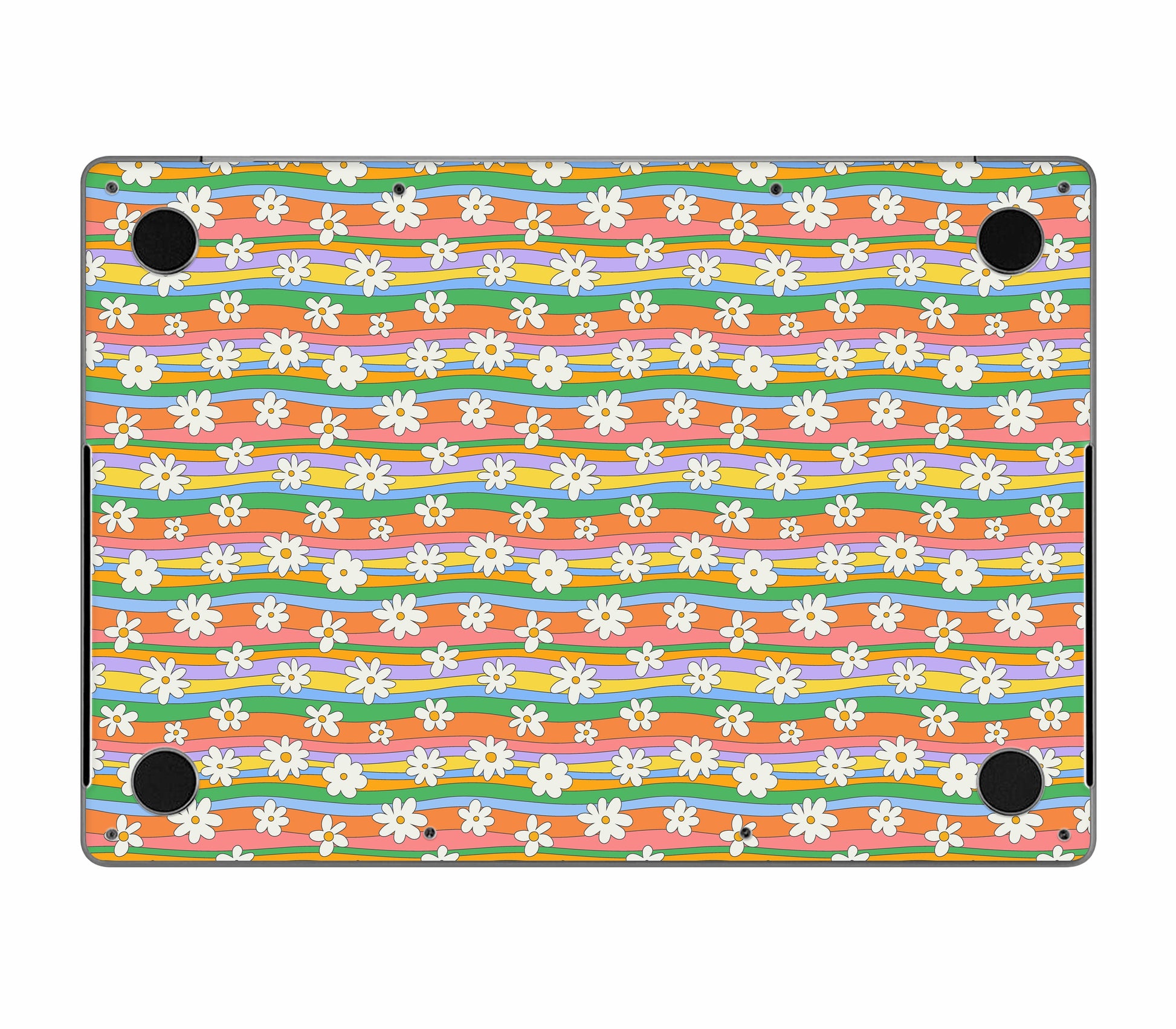 MacBook Pro 16" (2024, M4) skin, Daisy Drift, bottom skin