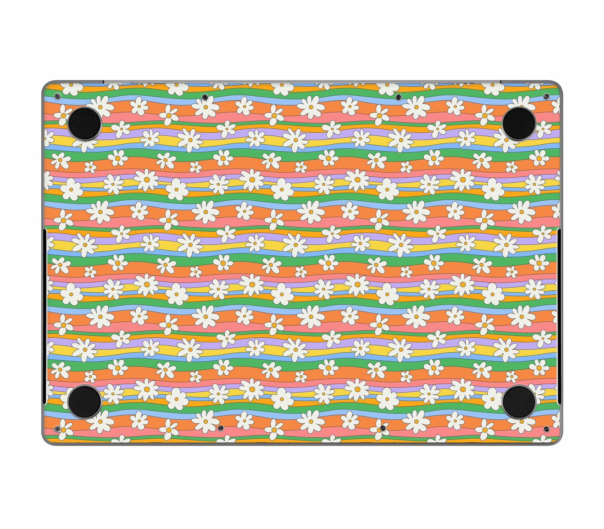 MacBook Pro 14" (2025, M5) skin, Daisy Drift, bottom skin