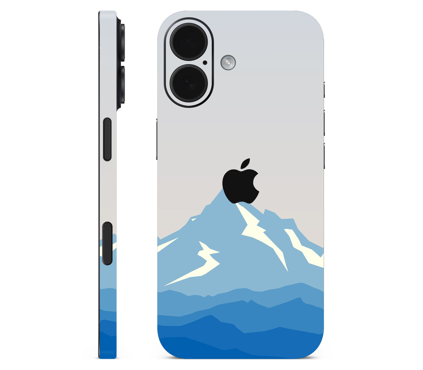 iPhone 17 skin, Everest, full wrap with logo cutout