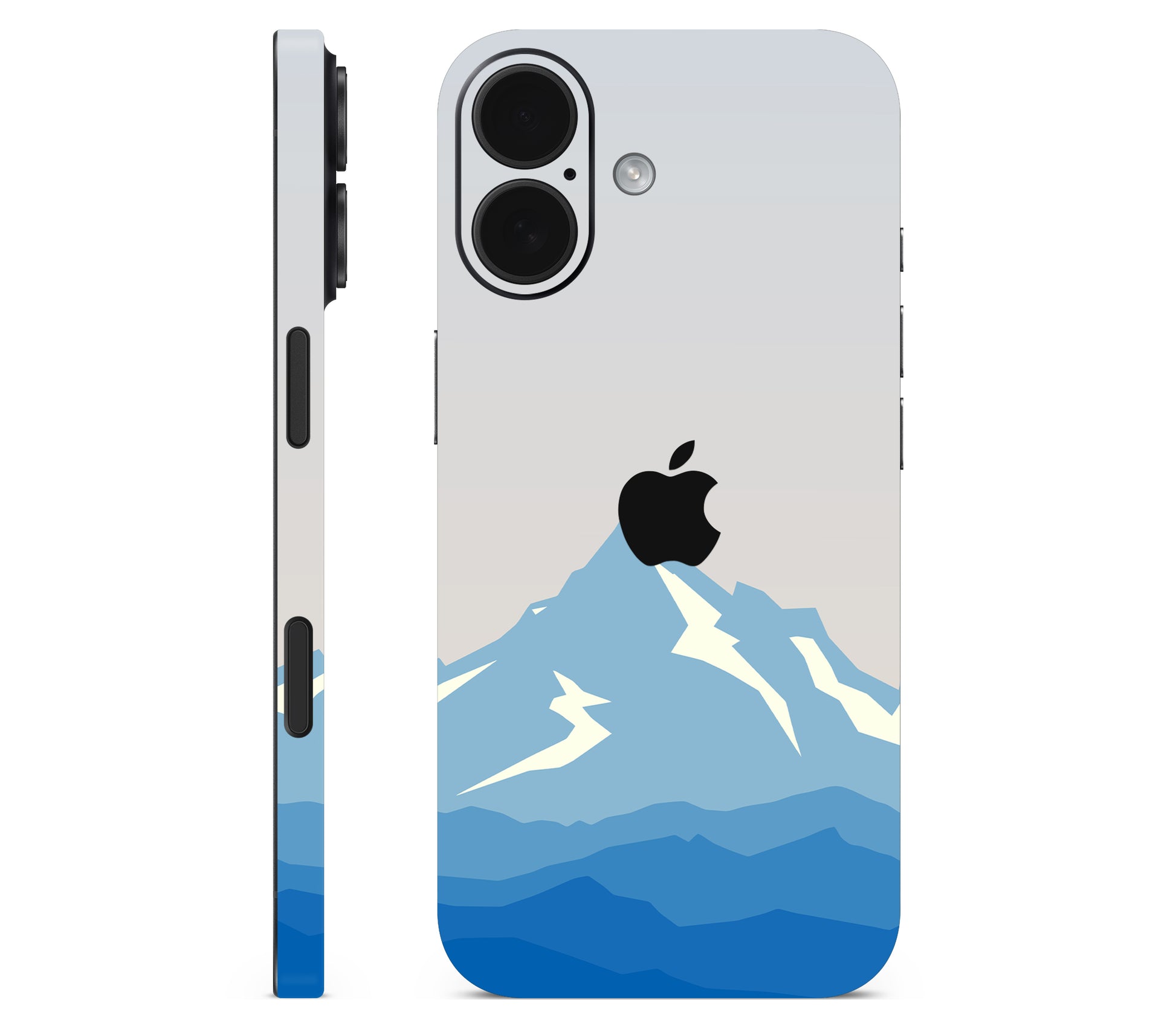 iPhone 17 skin, Everest, full wrap with logo cutout