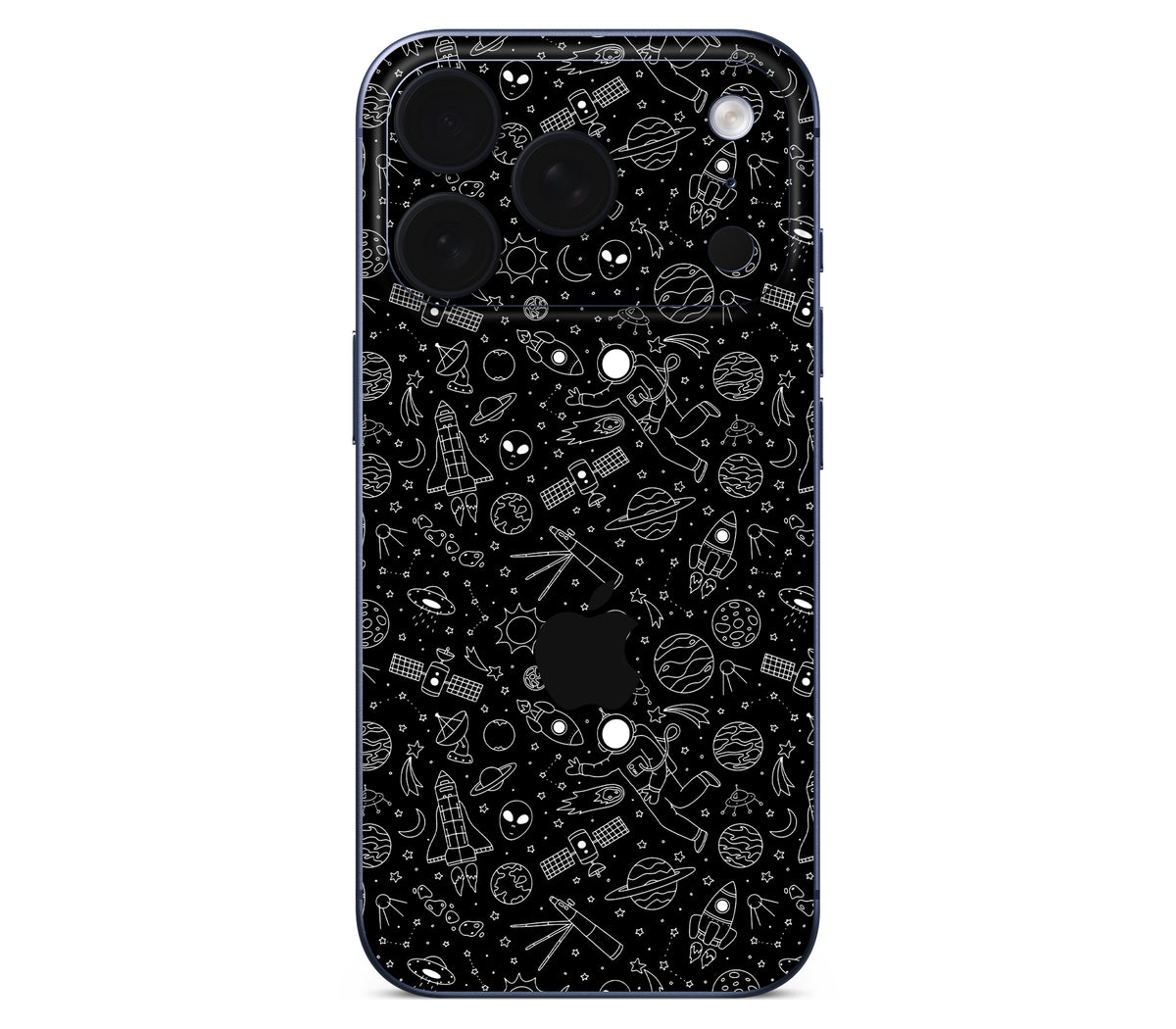 iPhone 18 Pro skin, Cygnus, back skin with logo cutout