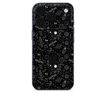 iPhone 18 Pro skin, Cygnus, back skin with logo cutout