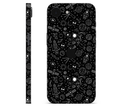 iPhone 17e skin, Cygnus, full wrap with logo cutout