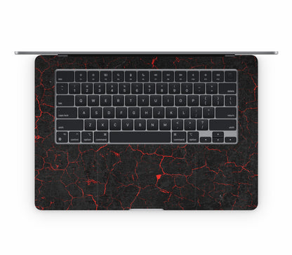 MacBook Air 15" (2025, M4) skin, Hellcrack, inside skin