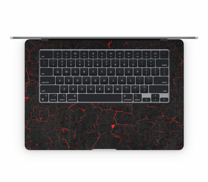 MacBook Air 15" (2023, M2) skin, Hellcrack, inside skin