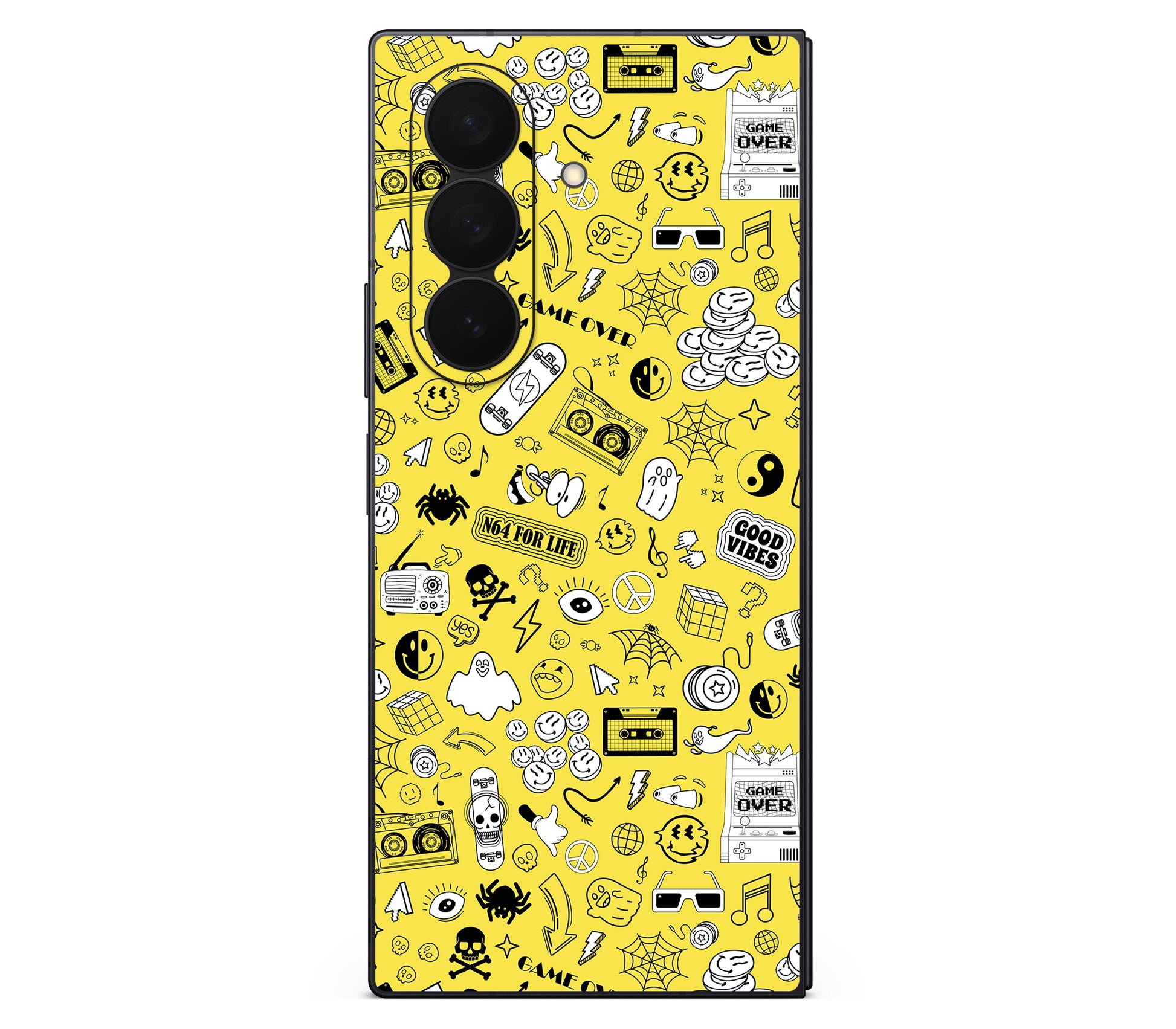 Galaxy Z Fold 8 Ultra skin, 90’s Nostalgia, back skin