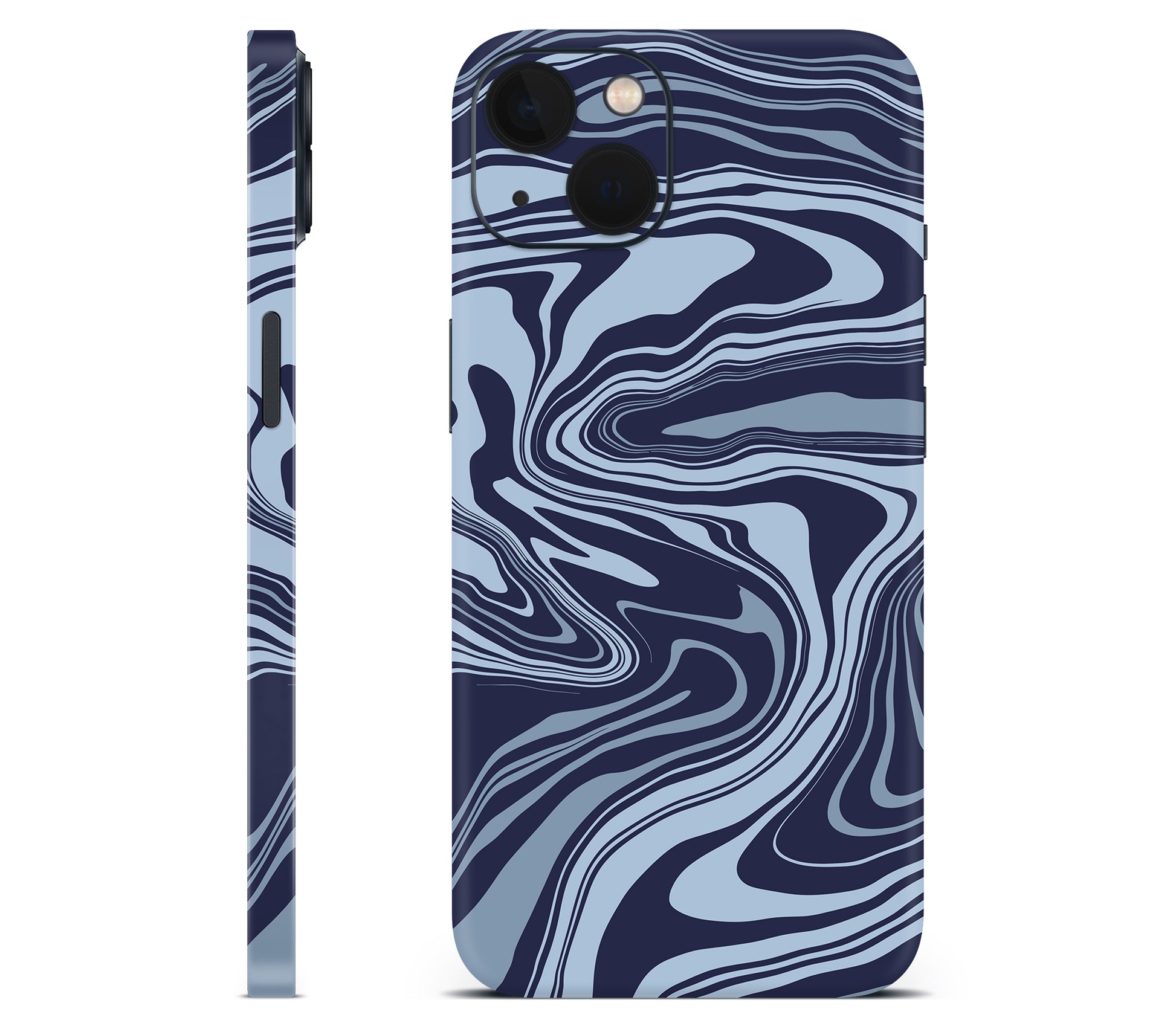iPhone 13 Mini skin, Vertigo (Blur), full wrap without logo cutout