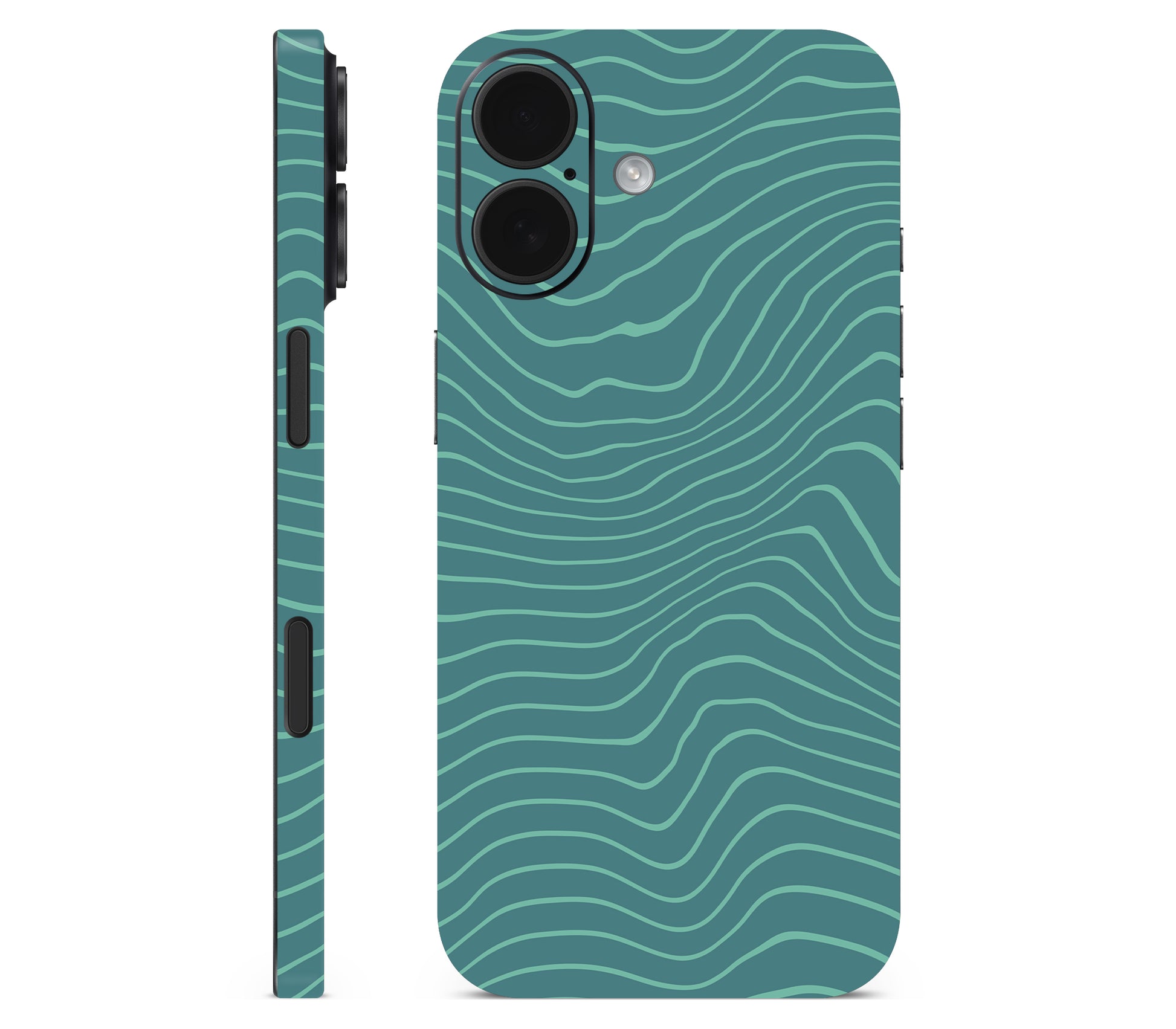 iPhone 17 skin, Tide, full wrap without logo cutout