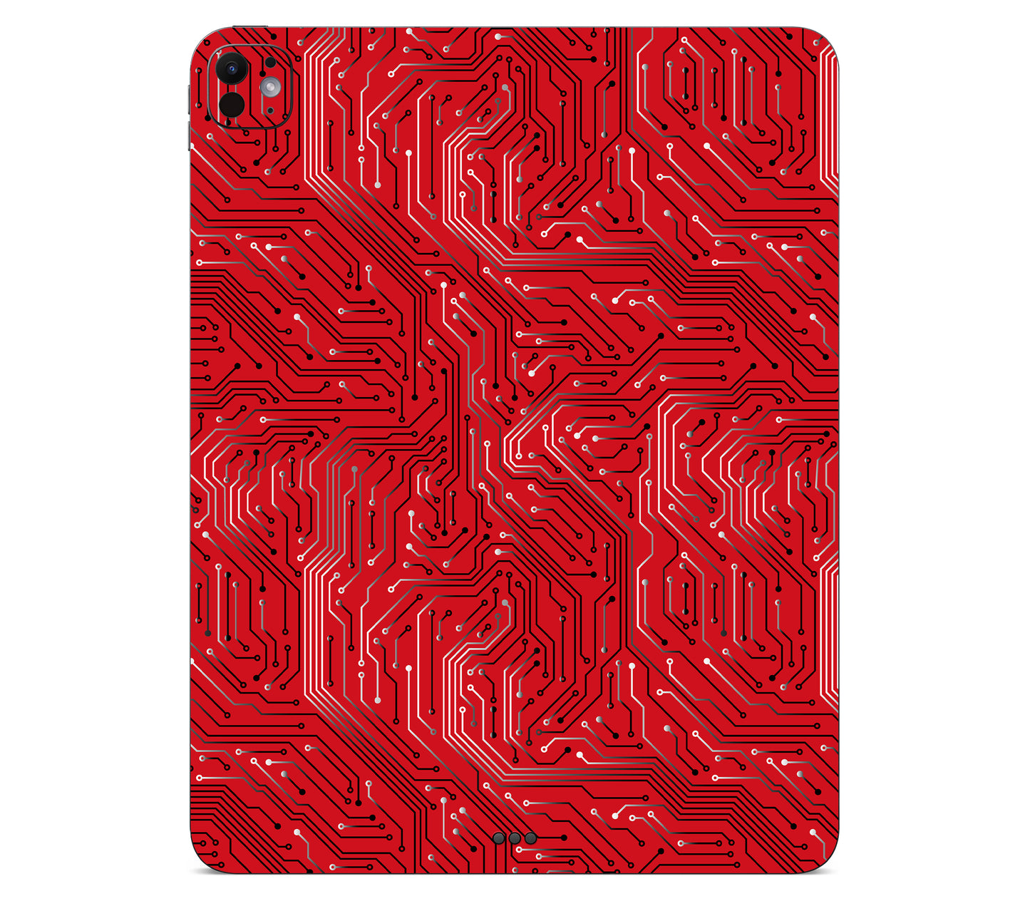 iPad Pro 13" (M4) skin, REDLINE, back skin without logo cutout