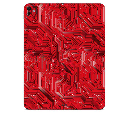 iPad Pro 11" (M5) skin, REDLINE, back skin without logo cutout