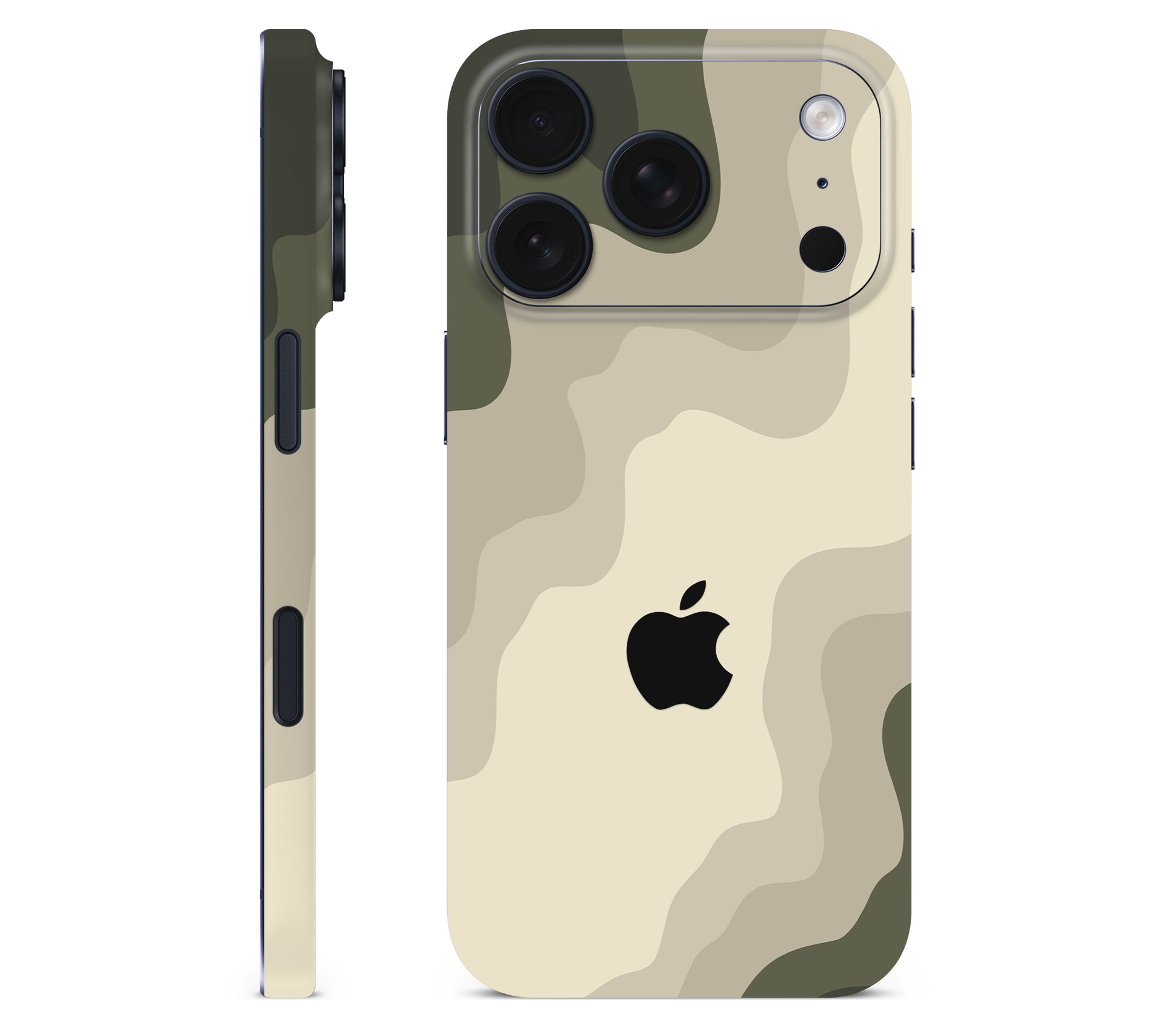 iPhone 17 Pro Max skin, Drift (Mirage), full wrap with logo cutout