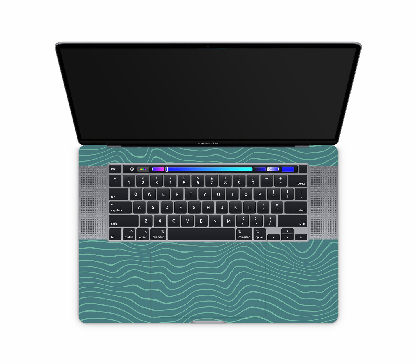 MacBook Pro 16" (2020, Touch Bar) skin, Tide, inside skin