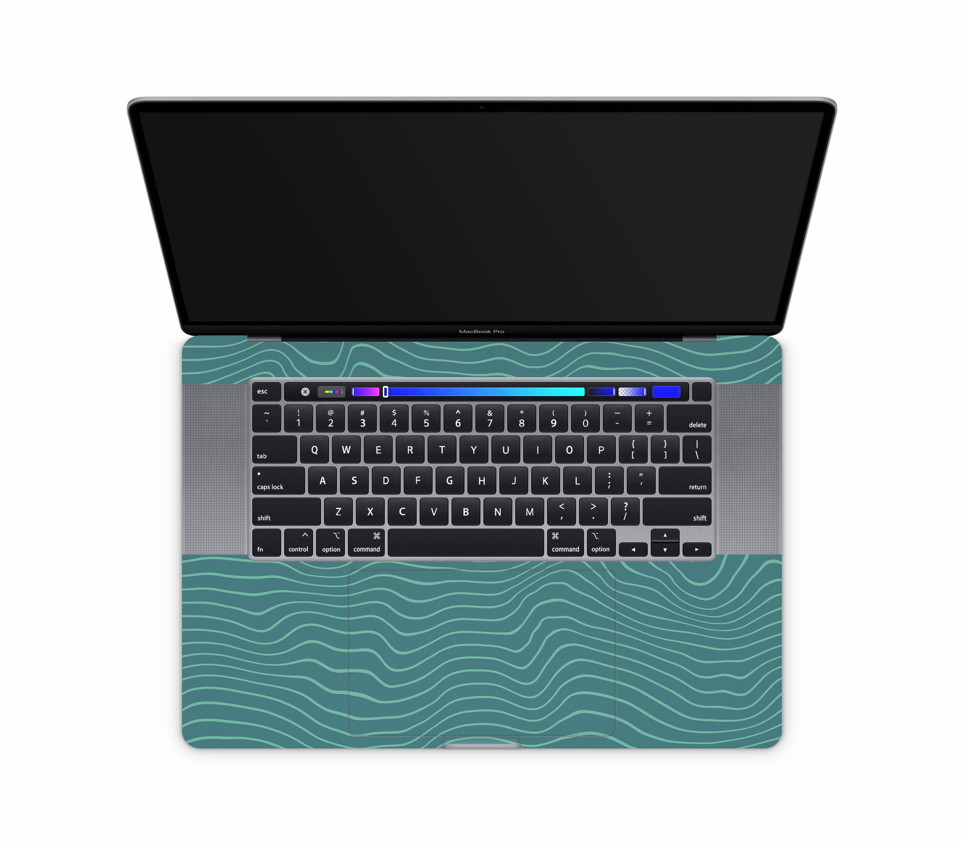MacBook Pro 16" (2020, Touch Bar) skin, Tide, inside skin