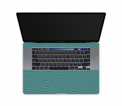 MacBook Pro 16" (2020, Touch Bar) skin, Tide, inside skin