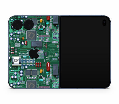 iPhone Duo skin, Terminal, back skin with logo cutout