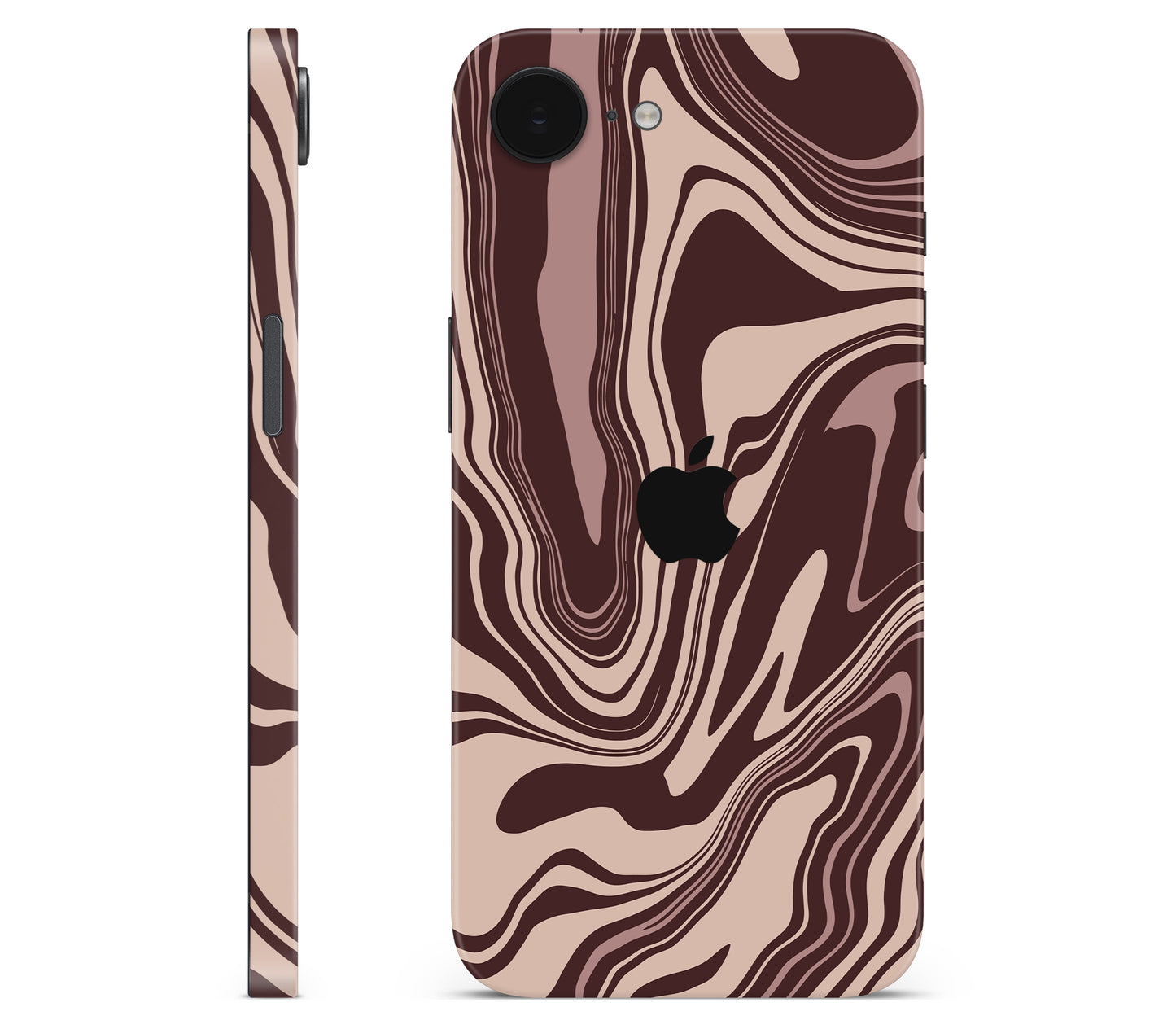 iPhone 16e skin, Vertigo (Fever), full wrap with logo cutout