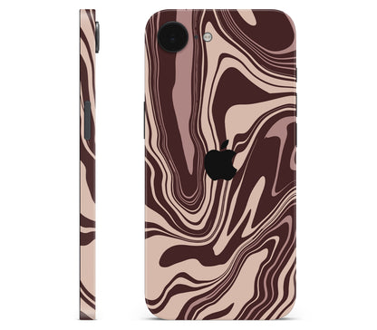 iPhone 16e skin, Vertigo (Fever), full wrap with logo cutout
