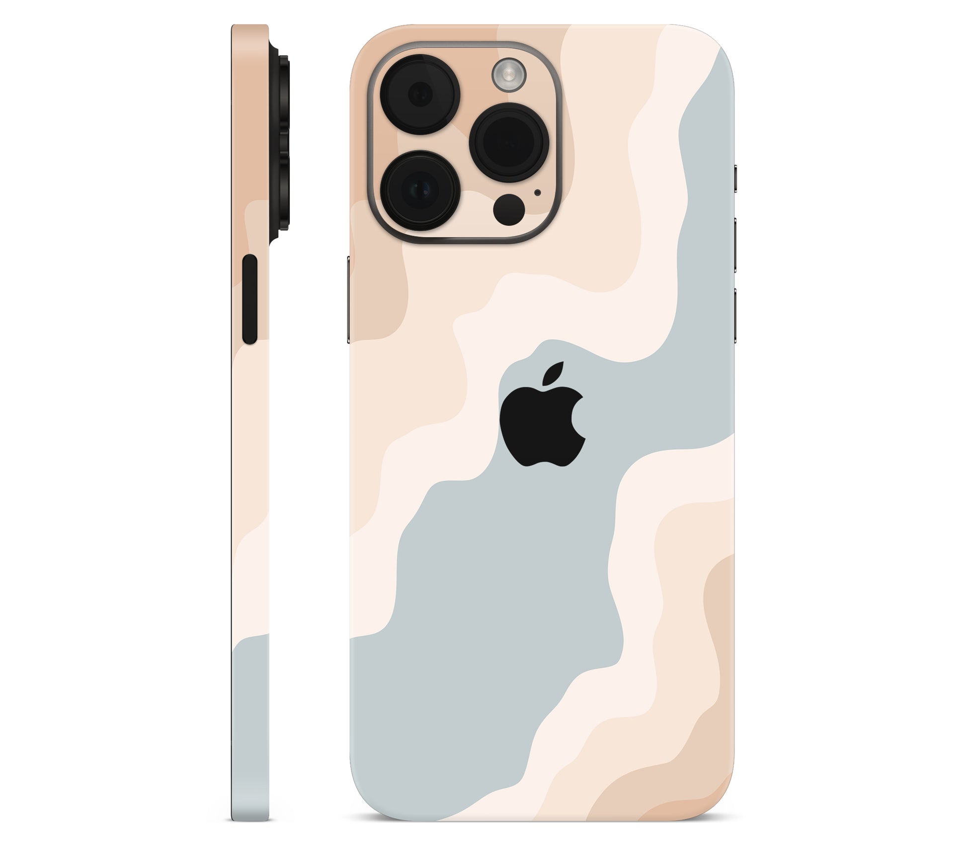 iPhone 14 Pro skin, Drift (Haze), full wrap with logo cutout